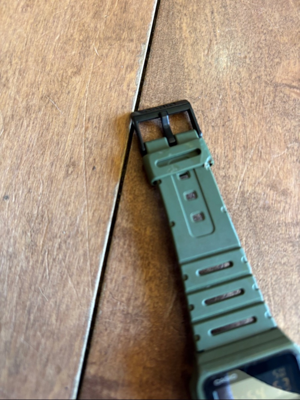 Casio Digital Calculator Watch in Green - Picture 2 of 6